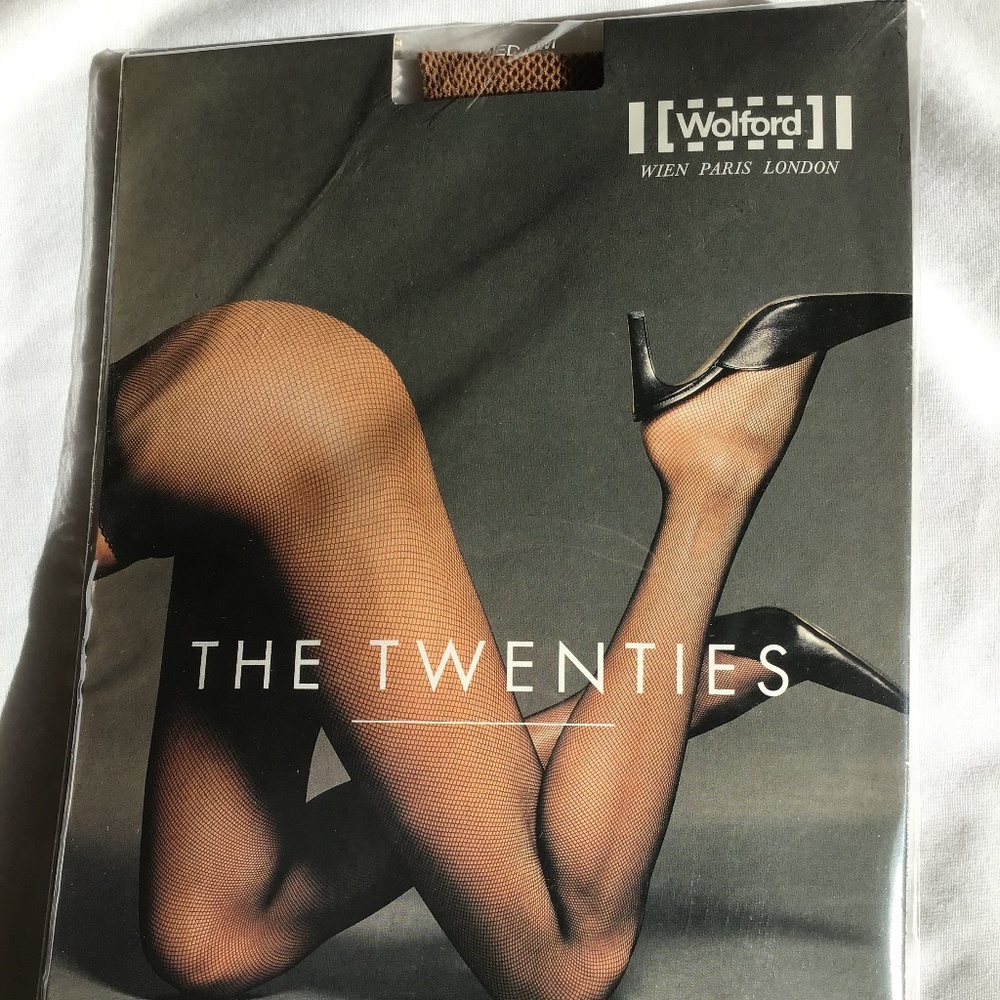 Wolford The Twenties Fishnet Honey Tights